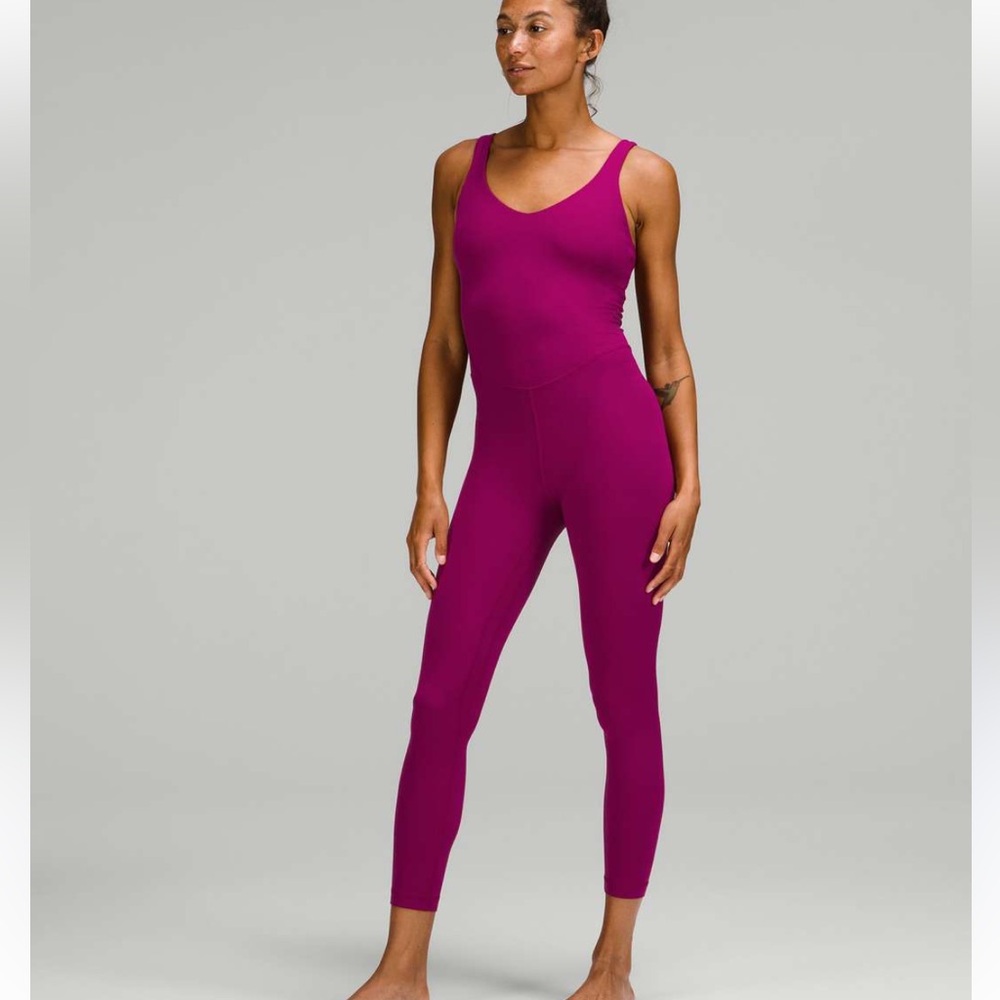lululemon athletica Vibrant Magenta Align Jumpsuit bright pink